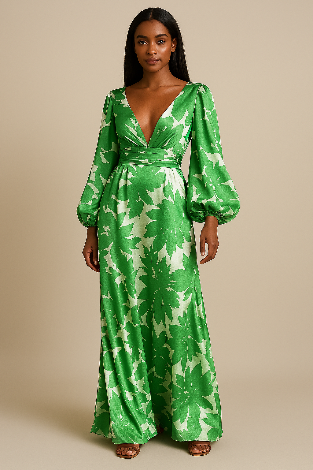 Vestido a la moda de estilo europeo