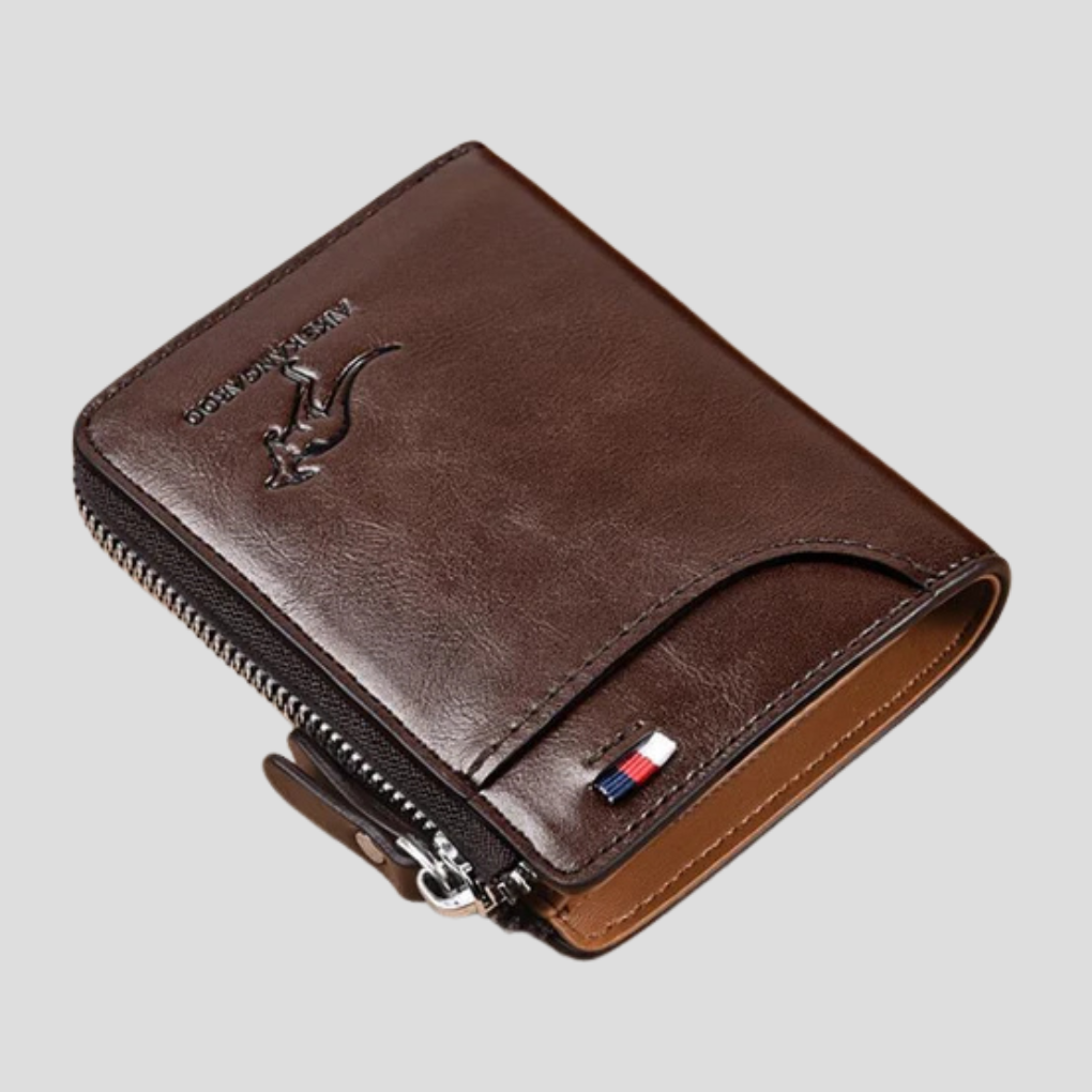 Cartera antirrobo RFID para hombre