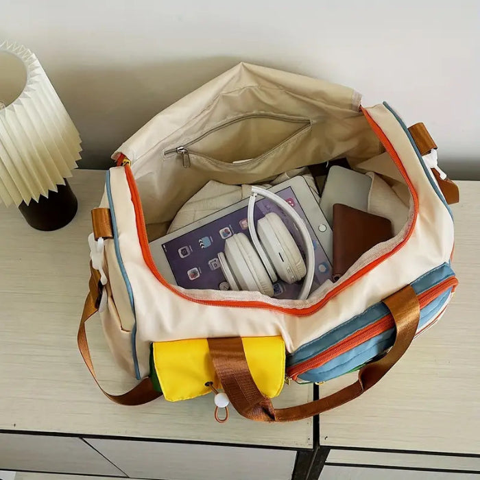 Bolsa de Viaje Impermeable de Gran Capacidad con Compartimento para Calzado
