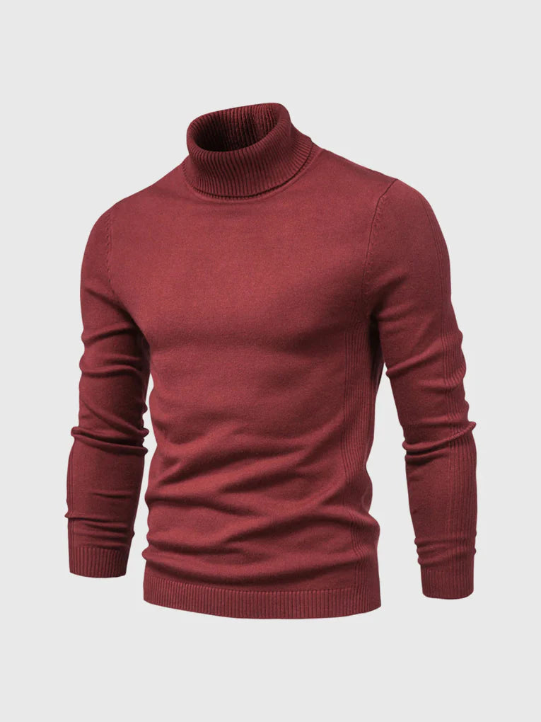 Suéter de cuello alto para hombre