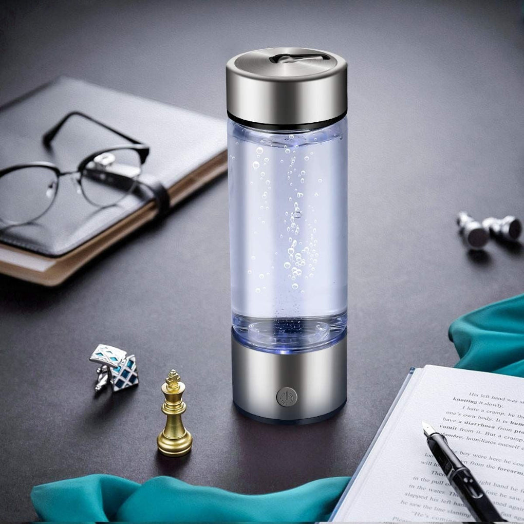 Botella generadora de agua de hidrógeno portátil