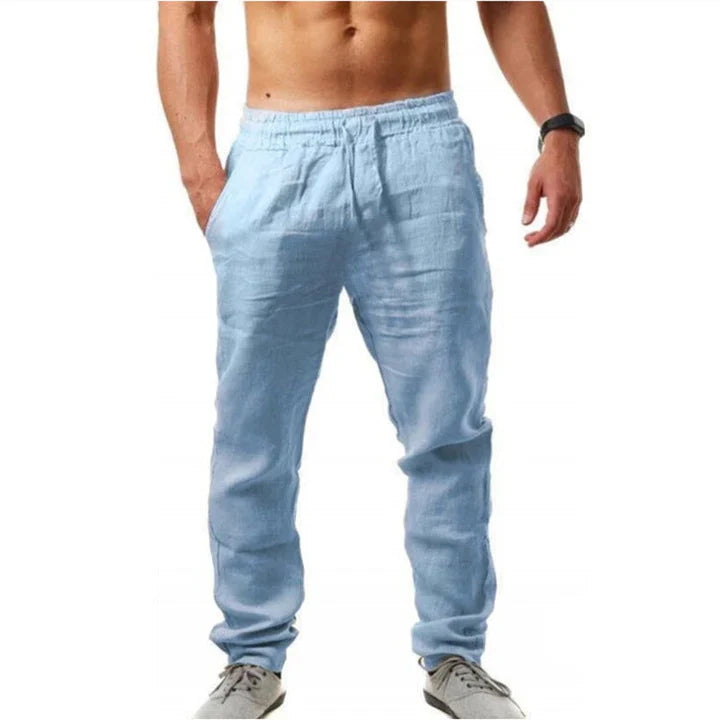 Pantalones de lino para hombre