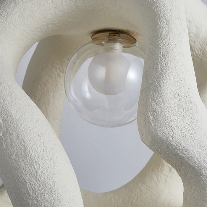 LumiZen | Lámpara de Techo Asimétrica Minimalista de Estilo Wabi-Sabi