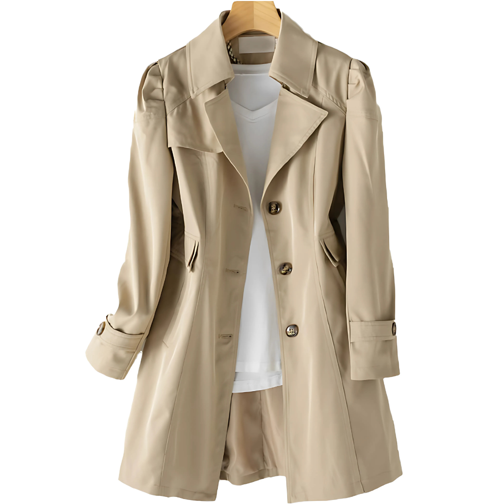 Gabardina de entretiempo para mujer