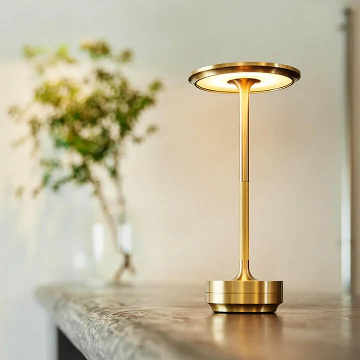 Lámpara de mesa LED inalámbrica recargable