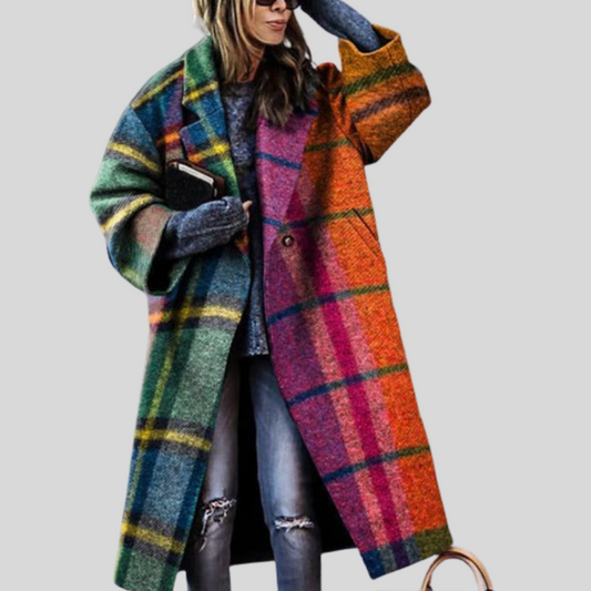 Abrigo largo de invierno para mujer