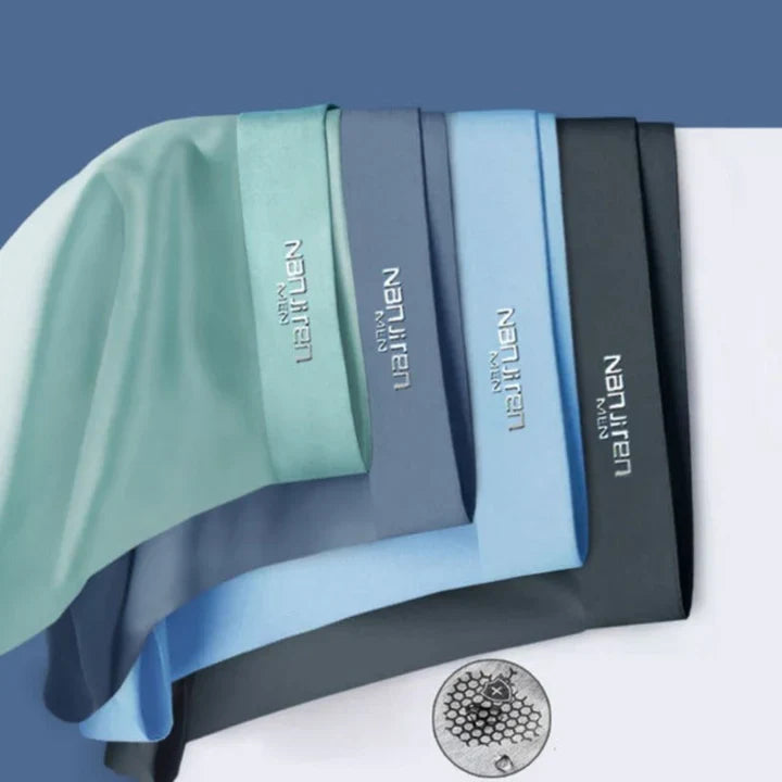 Calzoncillos transpirables de 4 piezas para hombre