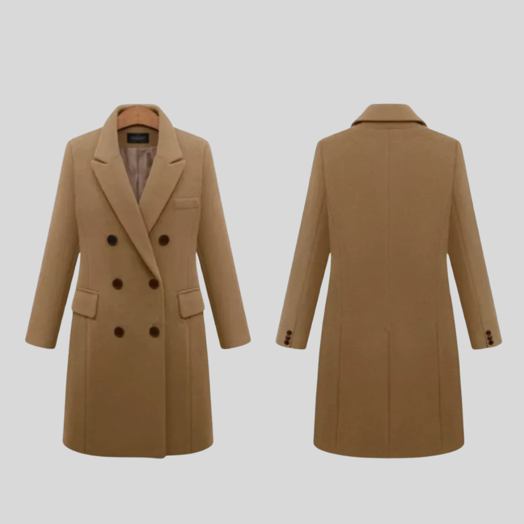 Abrigo largo de invierno para mujer