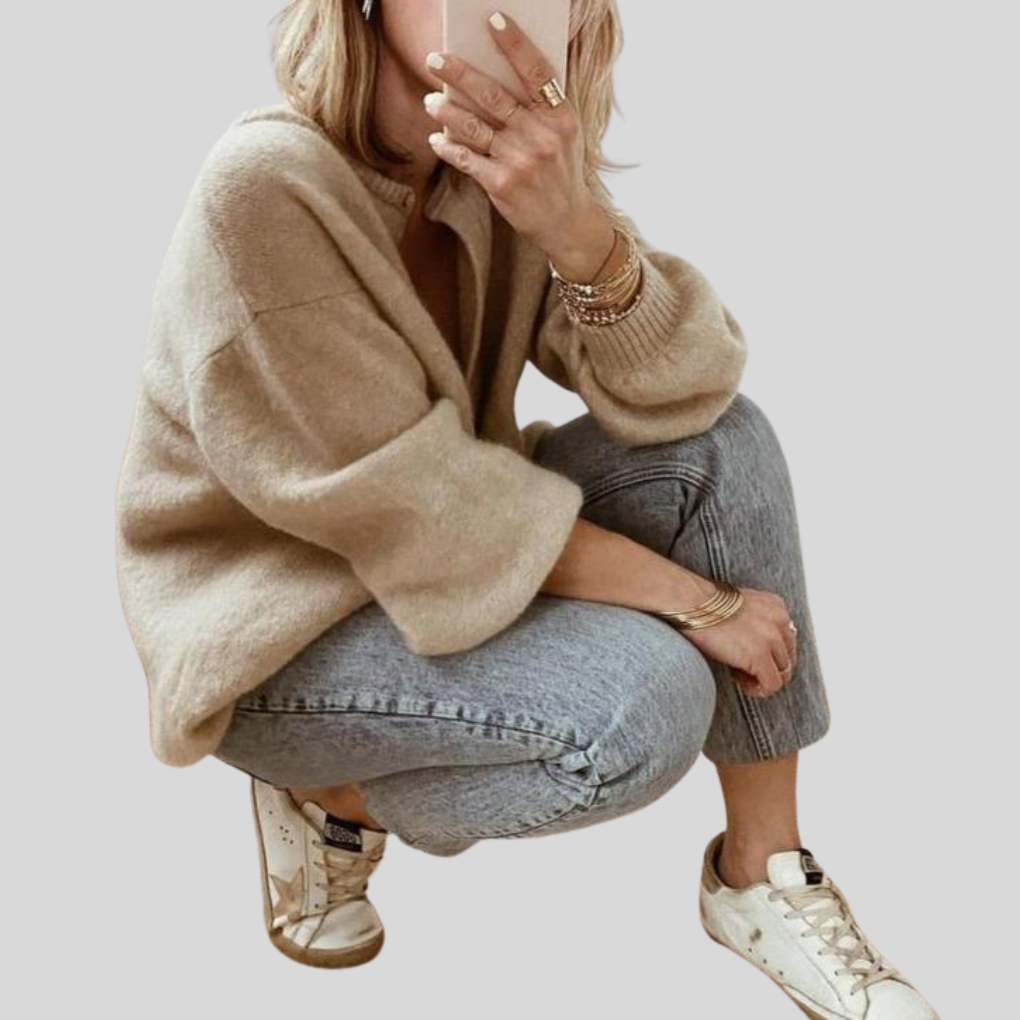 Cárdigan de punto con botones