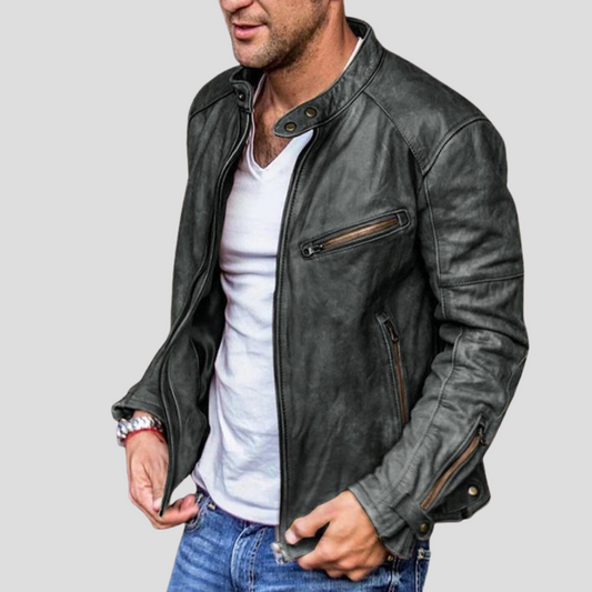 Chaqueta de hombre con cuello alto