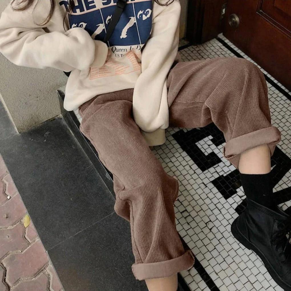 Pantalones de pana para mujer