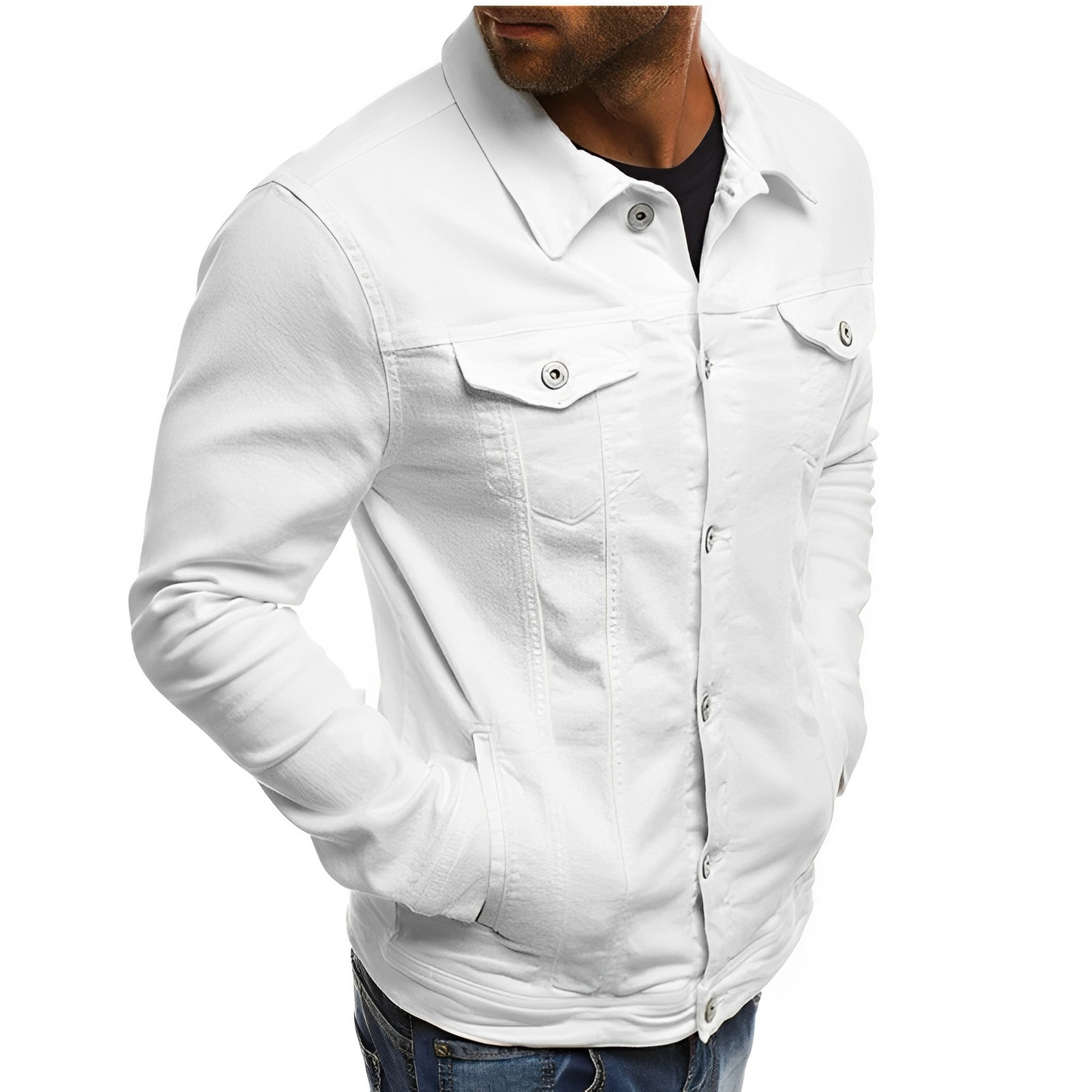 Chaqueta vaquera de verano para hombre