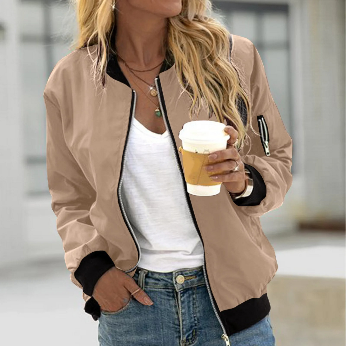 Chaqueta bomber para mujer