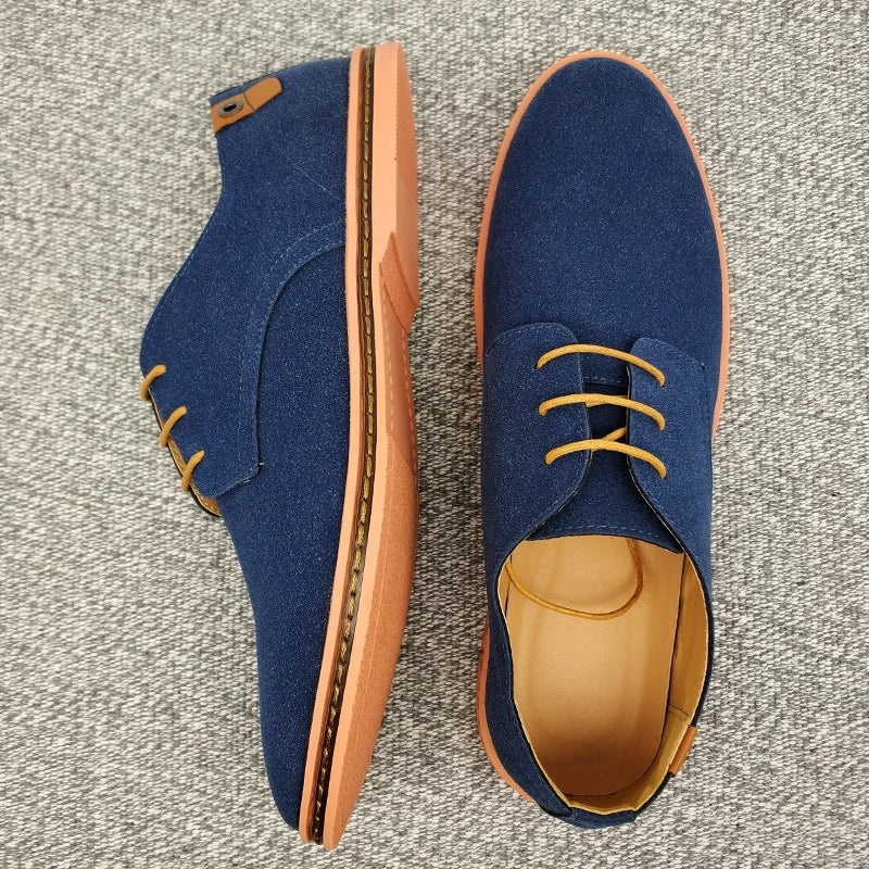 Zapatos Oxford Classic Step de ante y piel