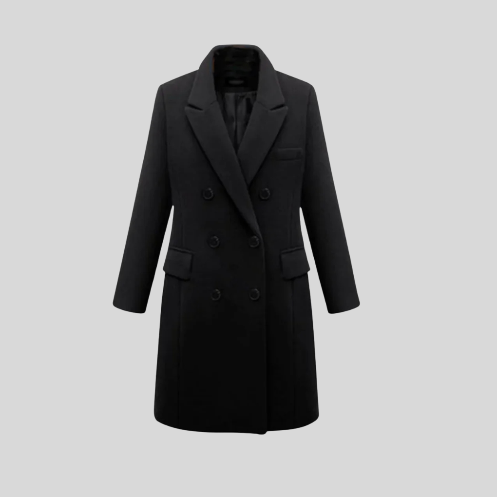 Abrigo largo de invierno para mujer