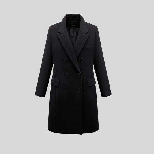 Abrigo largo de invierno para mujer