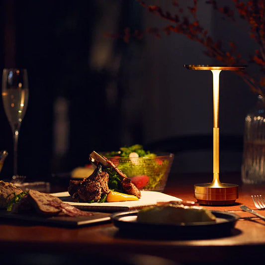 Lámpara de mesa LED inalámbrica recargable