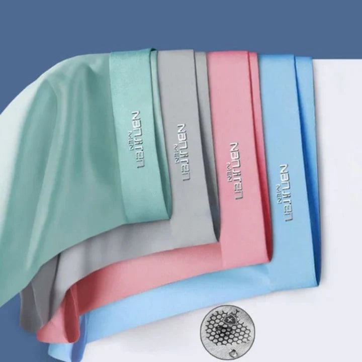 Calzoncillos transpirables de 4 piezas para hombre