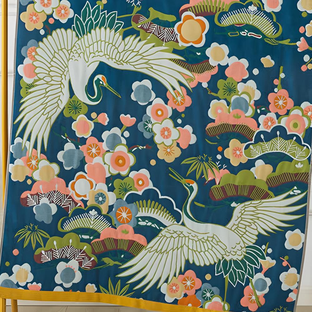 Toalla de baño Lush Flower Cranes
