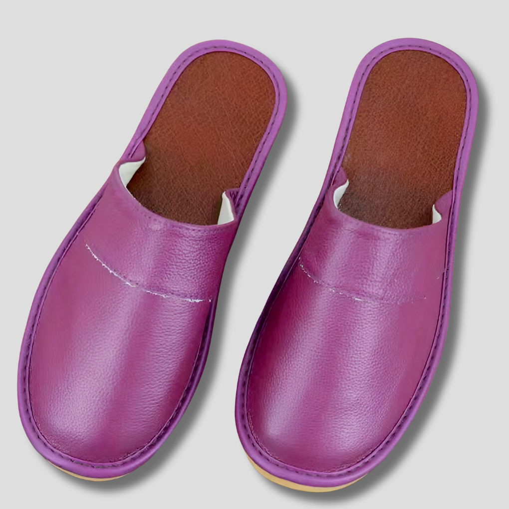 Zapatillas de cuero para hombre