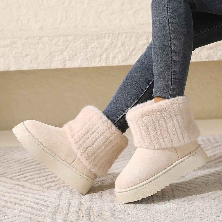 Botas de casa de invierno para mujer