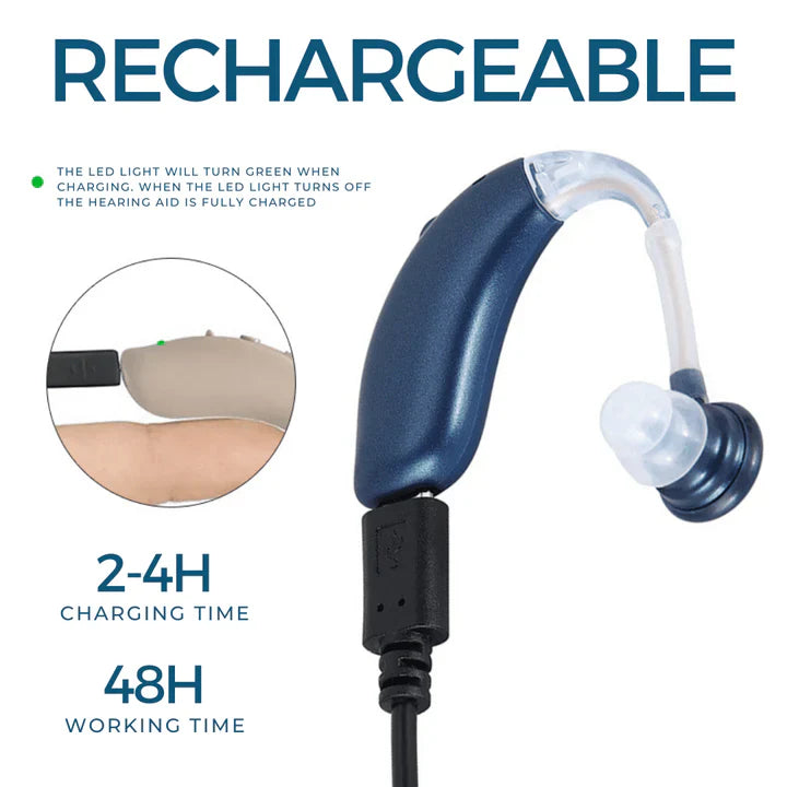 Audífono universal recargable