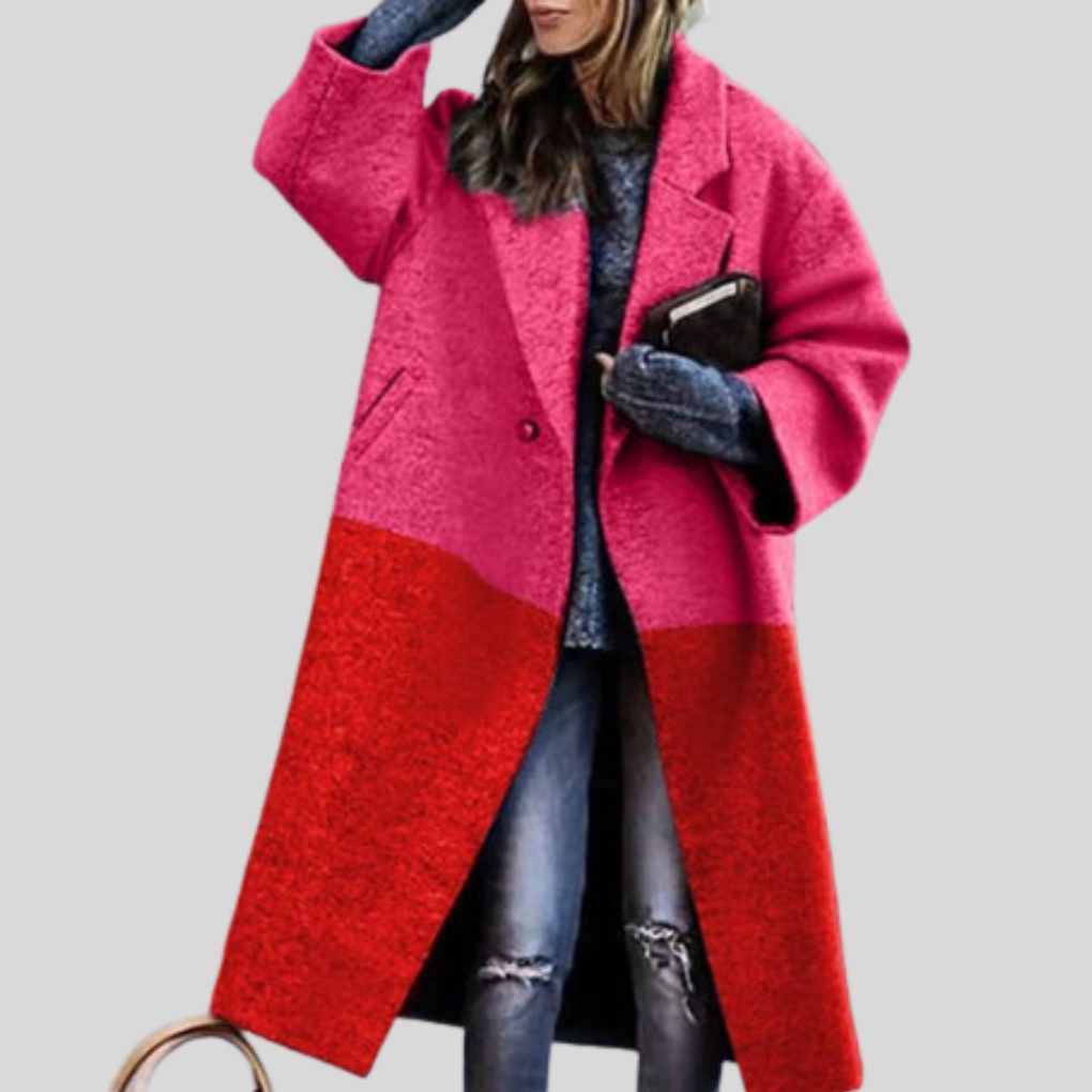 Abrigo largo de invierno para mujer