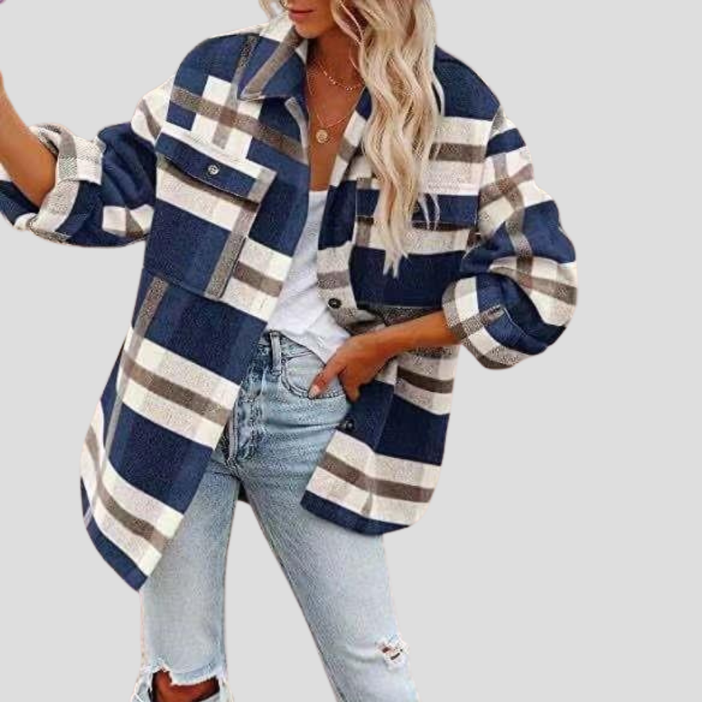 Camisa a cuadros para mujer