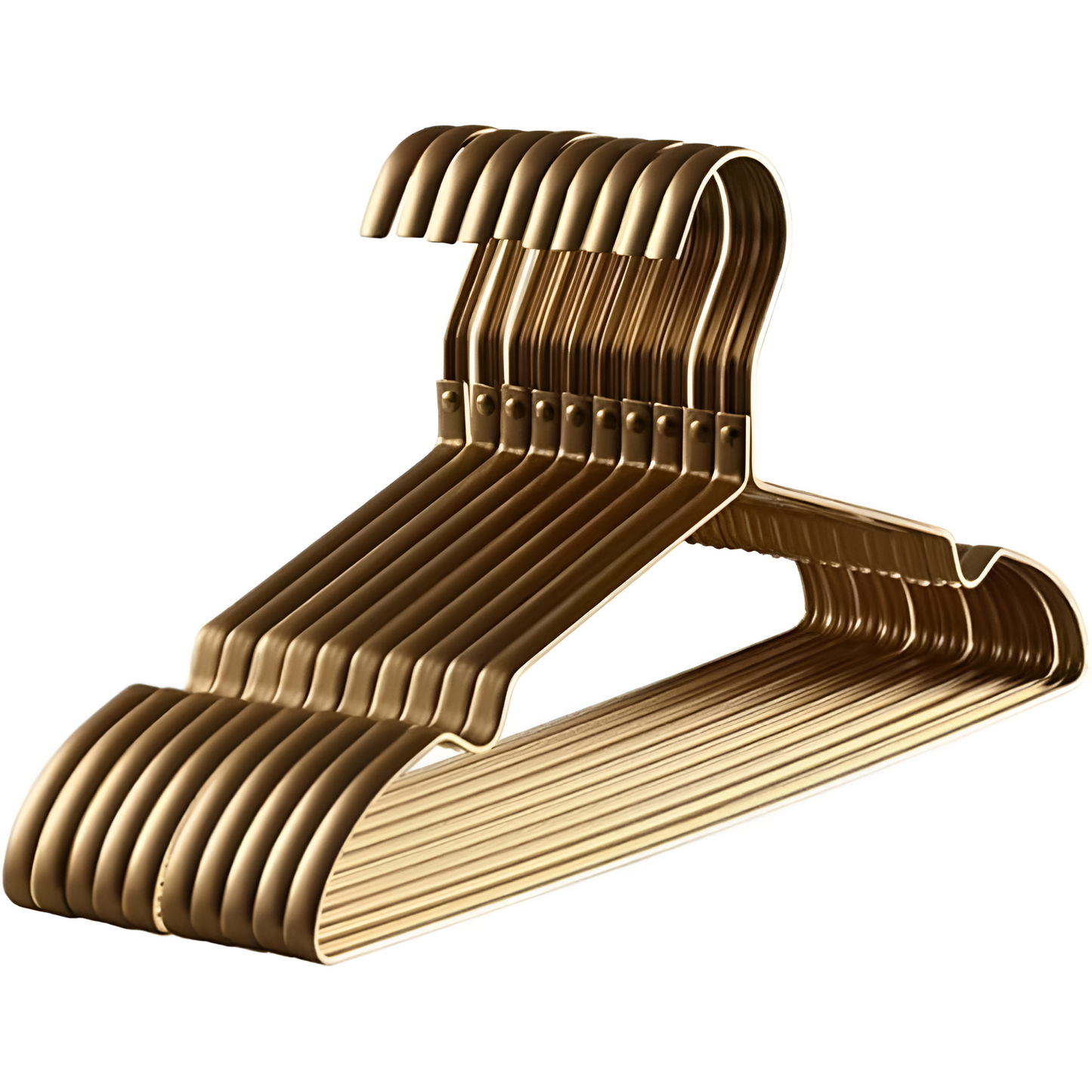 Perchas de ropa antideslizantes de lujo