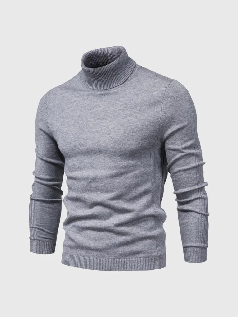 Suéter de cuello alto para hombre