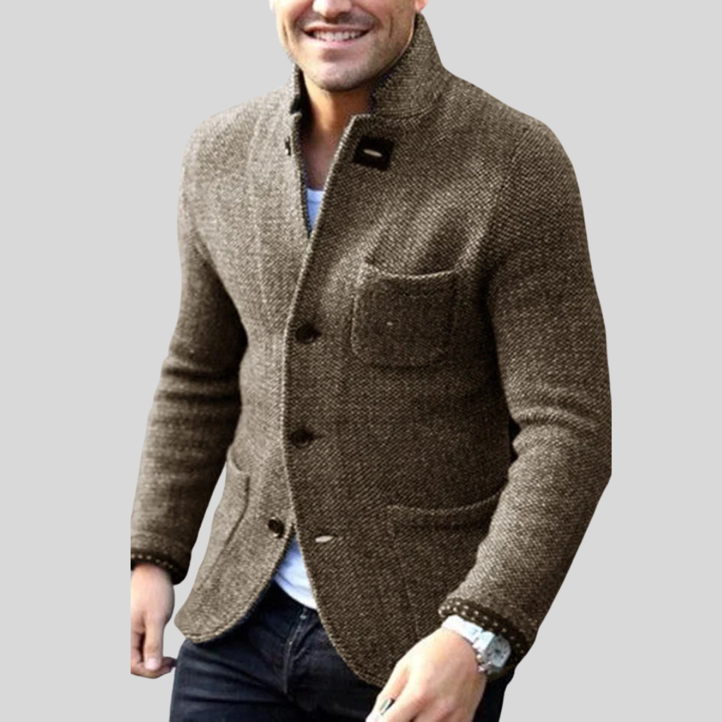 Blazer con botones para hombre
