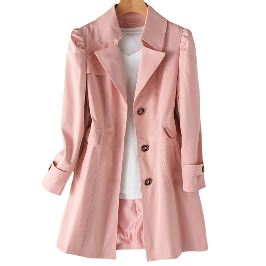 Gabardina de entretiempo para mujer