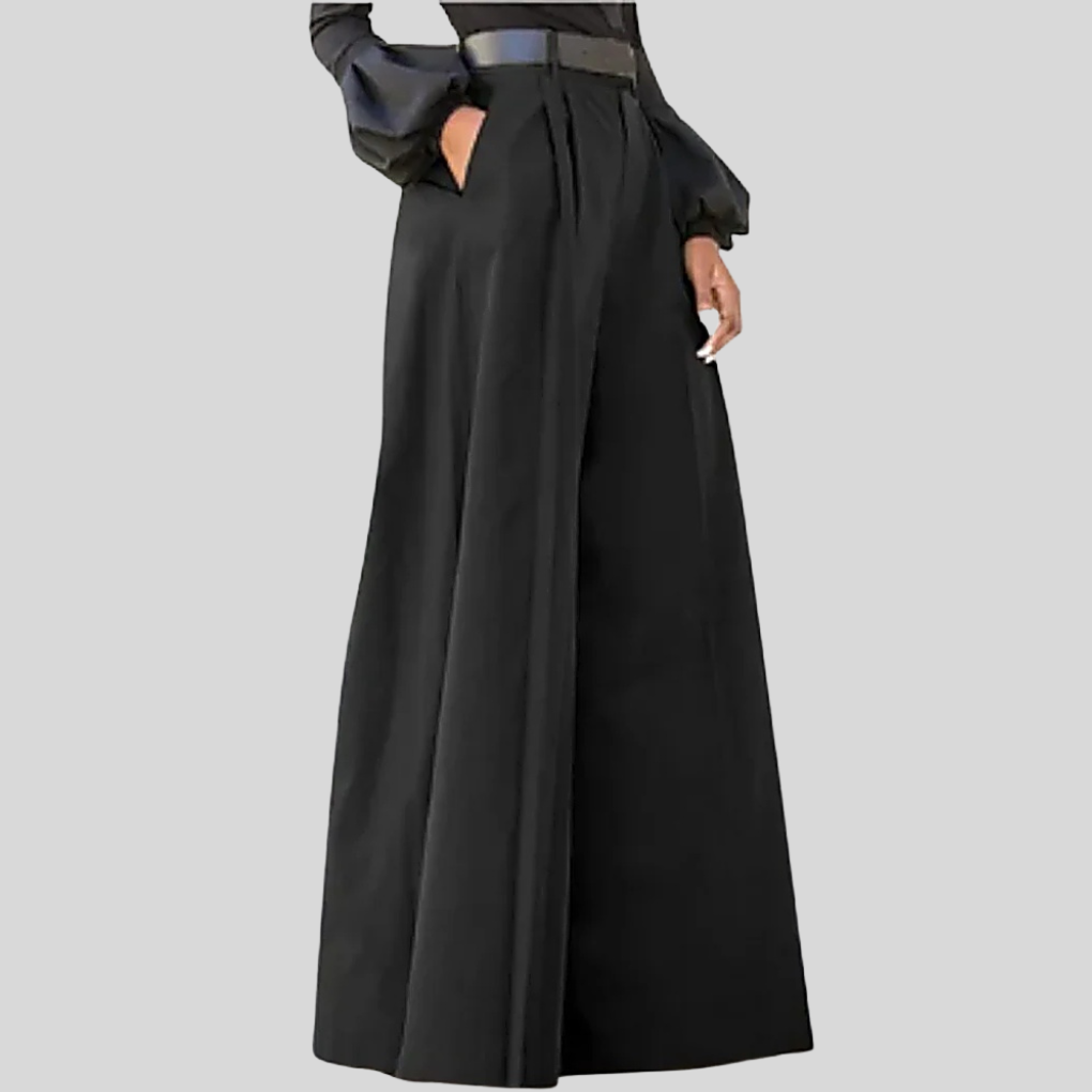 Pantalones anchos de mujer