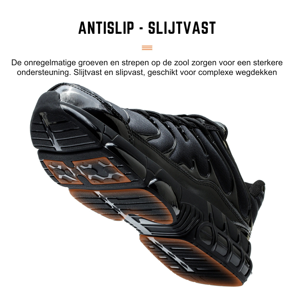 Zapatos de seguridad con puntera de acero para hombre