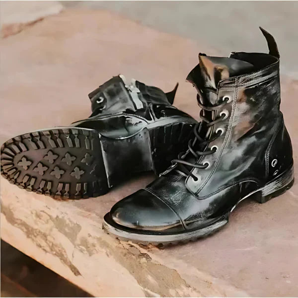 Botas Araminta Vintage de piel para mujer