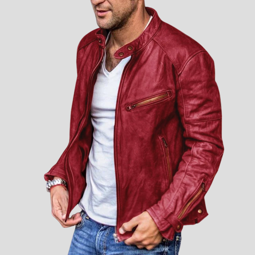 Chaqueta de hombre con cuello alto