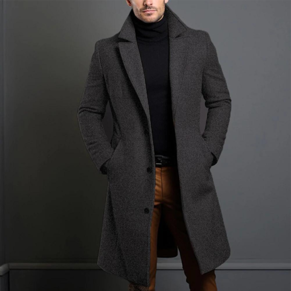 Abrigo de lana para hombre: un estilo atemporal para los días fríos