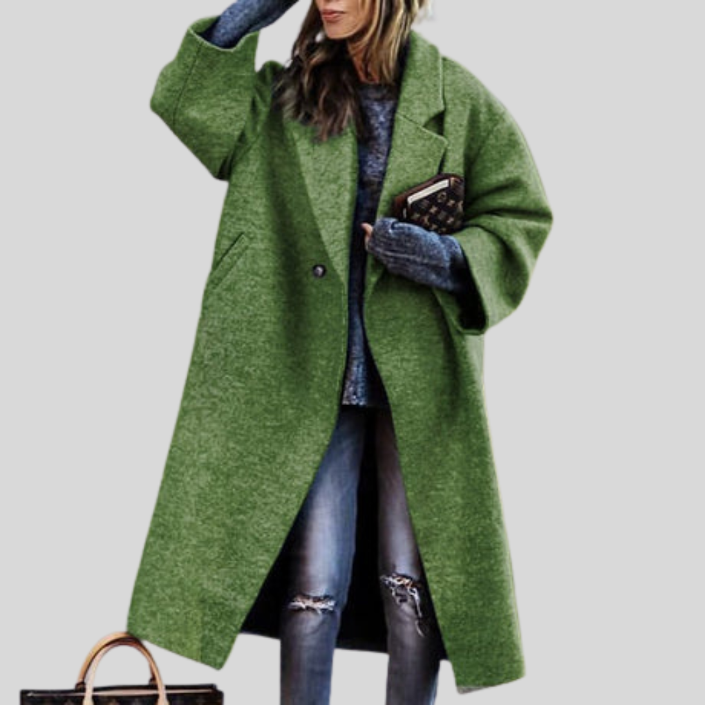 Abrigo largo de invierno para mujer