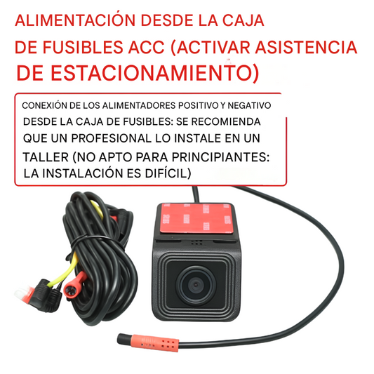 Cámara para salpicadero 4K con GPS y cámara dual