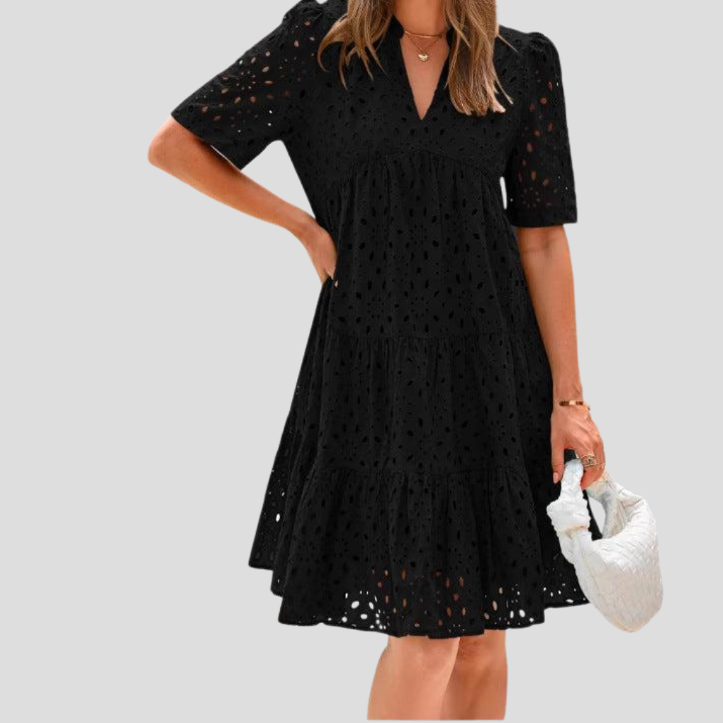 Vestido de verano de crochet para mujer