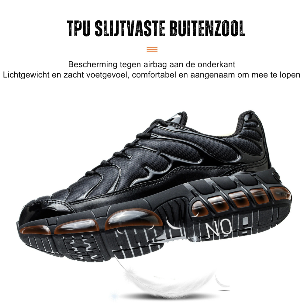 Zapatos de seguridad con puntera de acero para hombre
