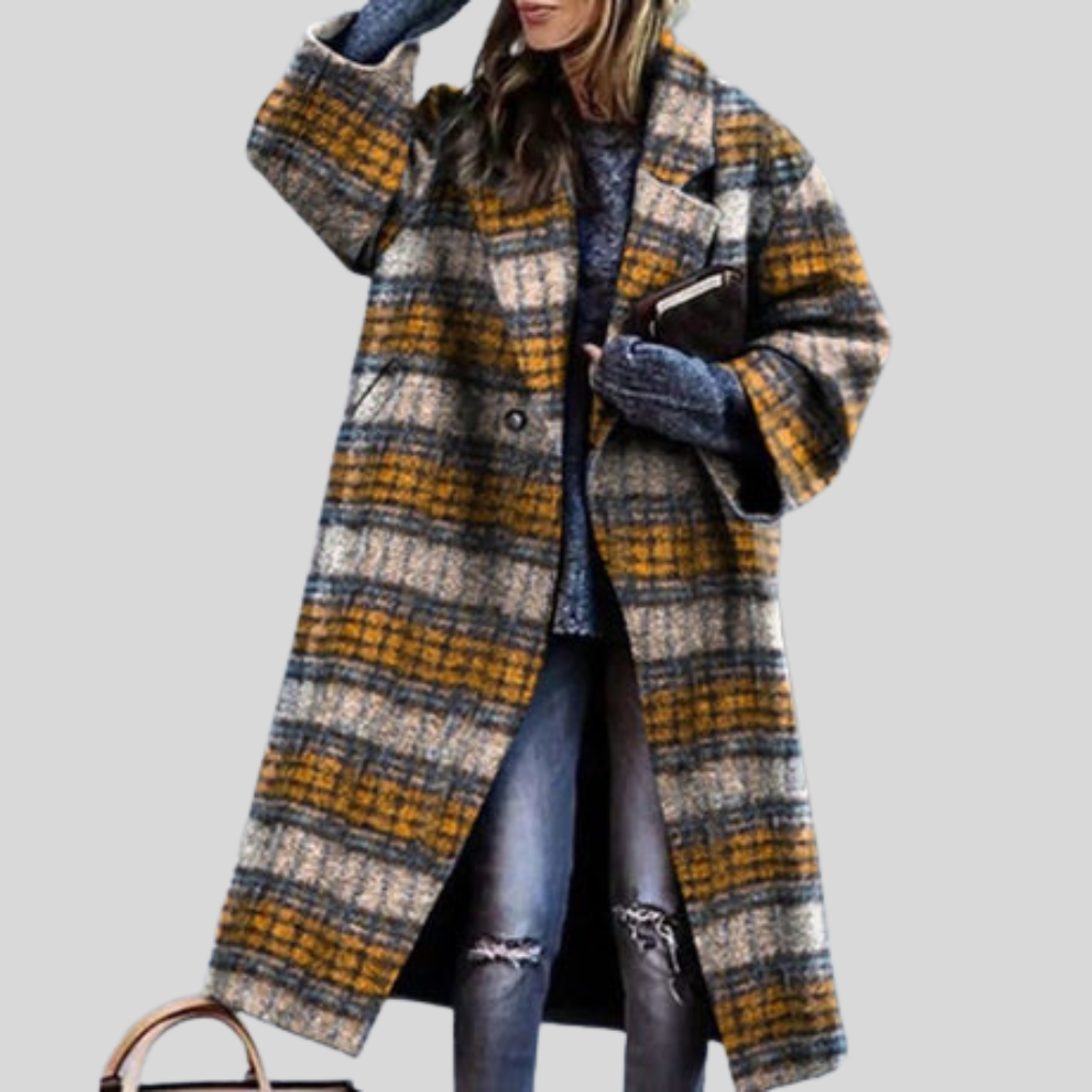 Abrigo largo de invierno para mujer