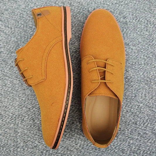 Zapatos Oxford Classic Step de ante y piel