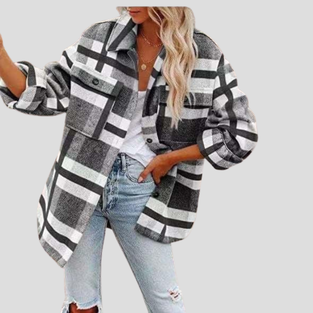 Camisa a cuadros para mujer