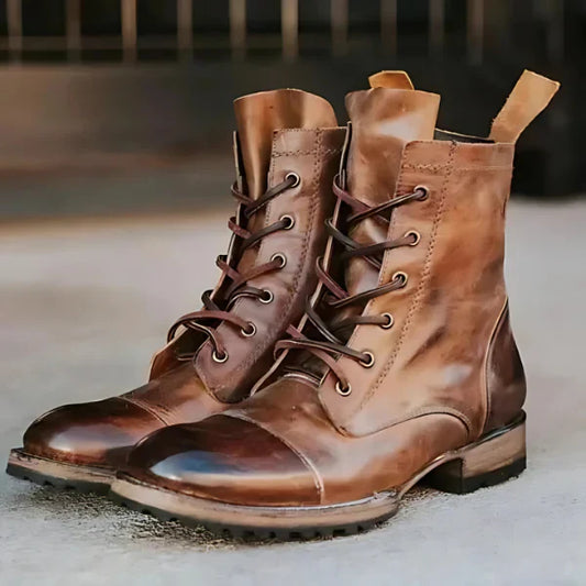 Botas Araminta Vintage de piel para mujer