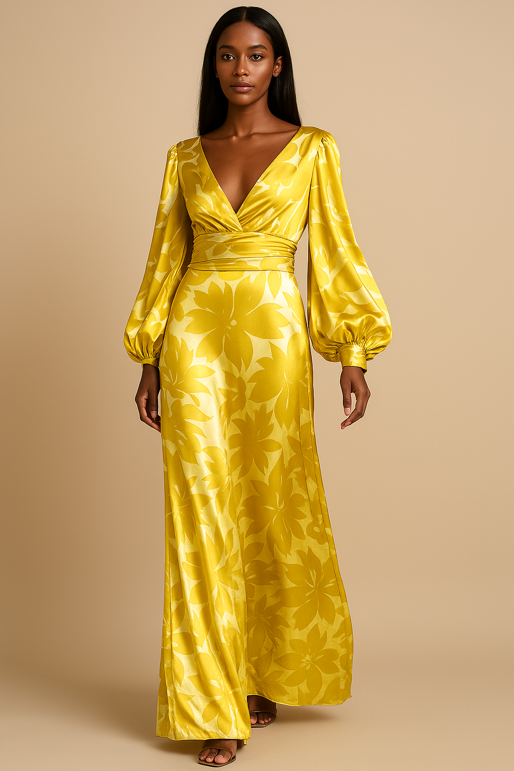 Vestido a la moda de estilo europeo