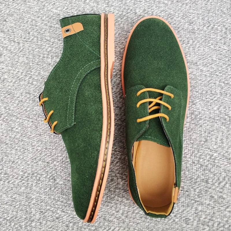 Zapatos Oxford Classic Step de ante y piel
