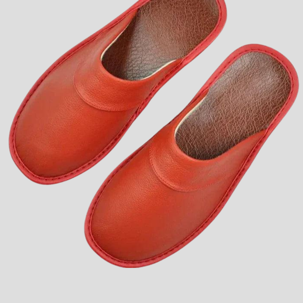 Zapatillas de cuero para hombre