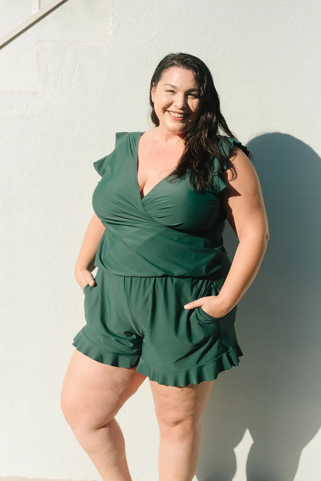 Traje de baño de mujer con sujetador incorporado