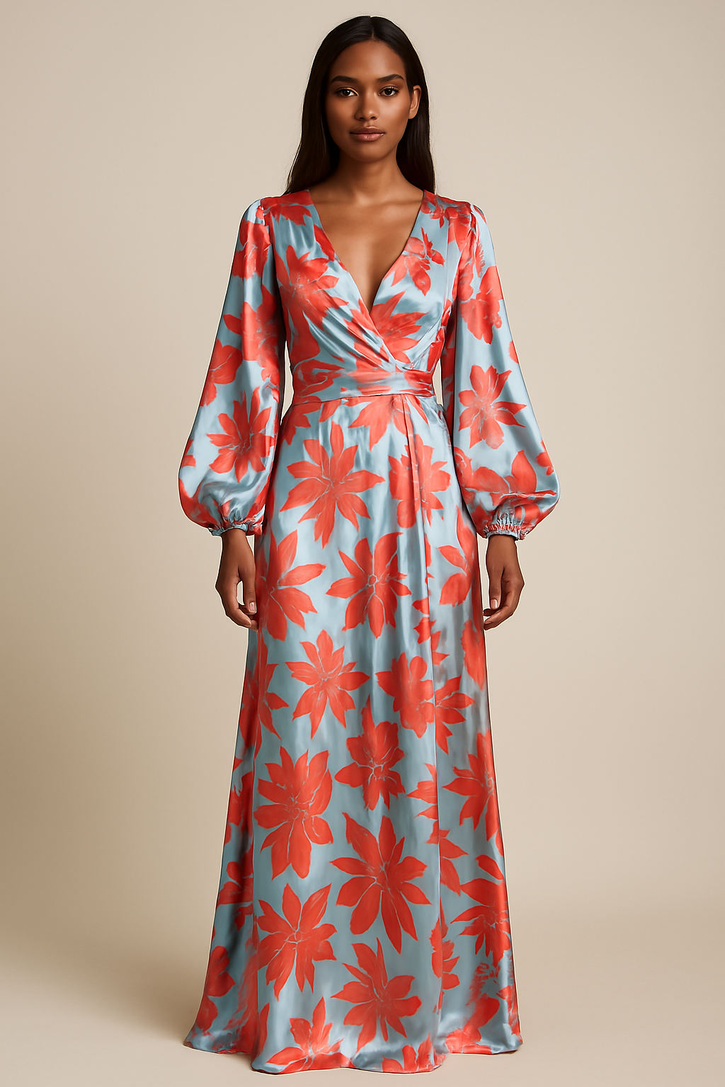 Vestido a la moda de estilo europeo